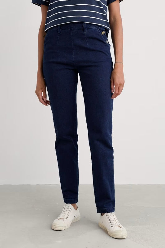 Bríste Denim Gorm Indiach Waterdance