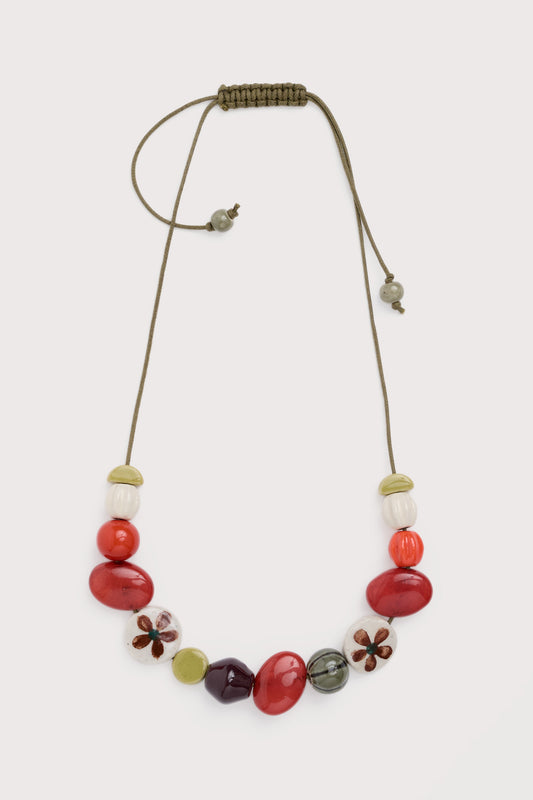 Collier de perles herbage