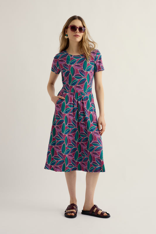 Robe à manches courtes April