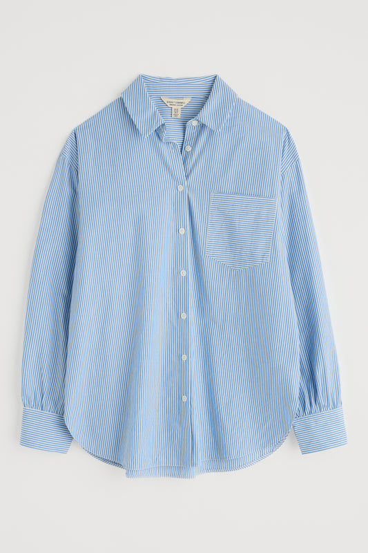 Chemise popeline oversize Sea Path