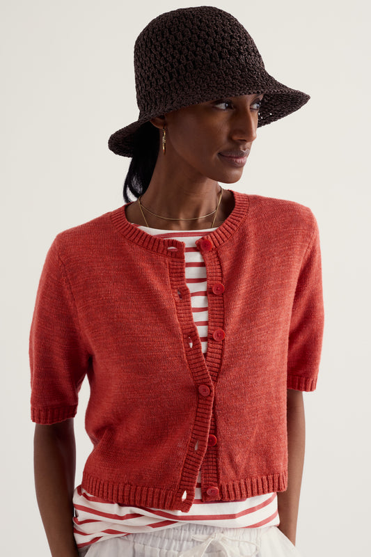 Gilet Wild Thyme en lin et coton bio