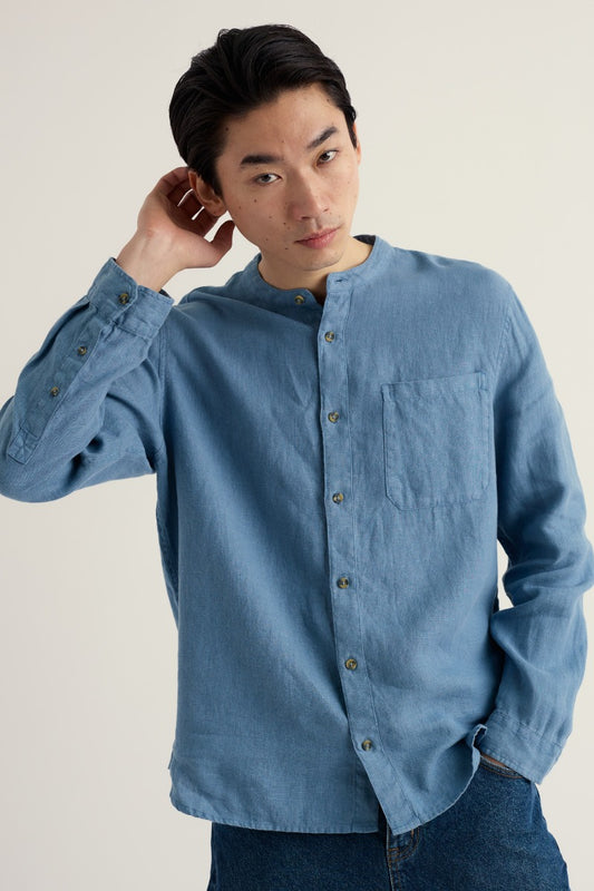 Chemise en lin Porlock pour hommes