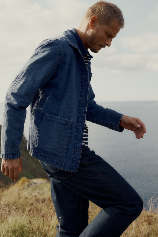 Veste de travailleur en étain pour homme
