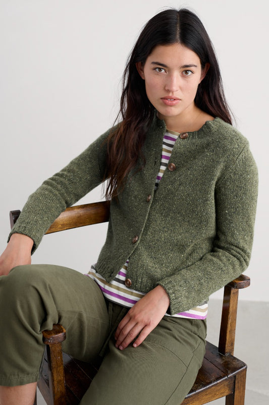 Cardigan Dawson en mérinos