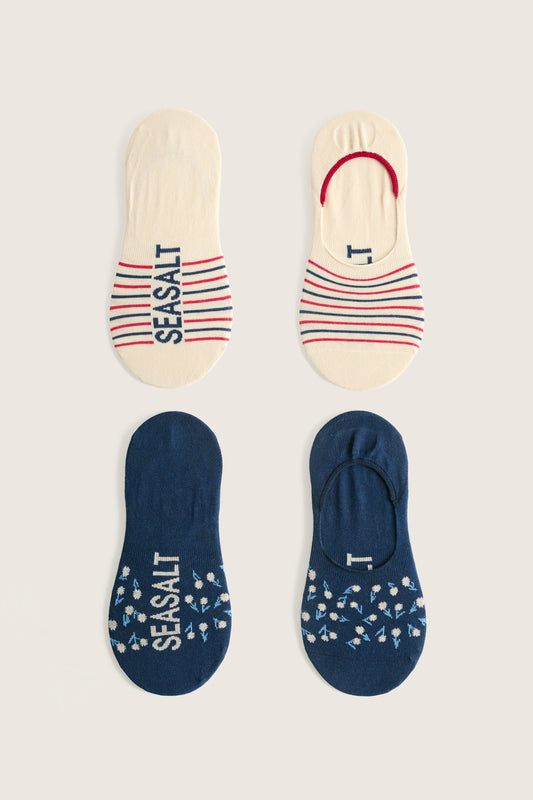 Lot de 2 paires de socquettes classiques