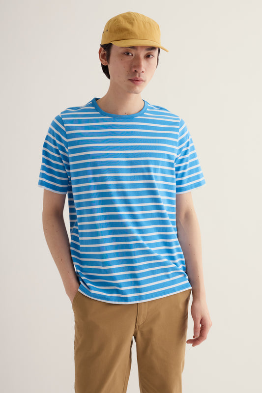 T-shirt marin Seven Seas pour homme en coton biologique certifié GOTS