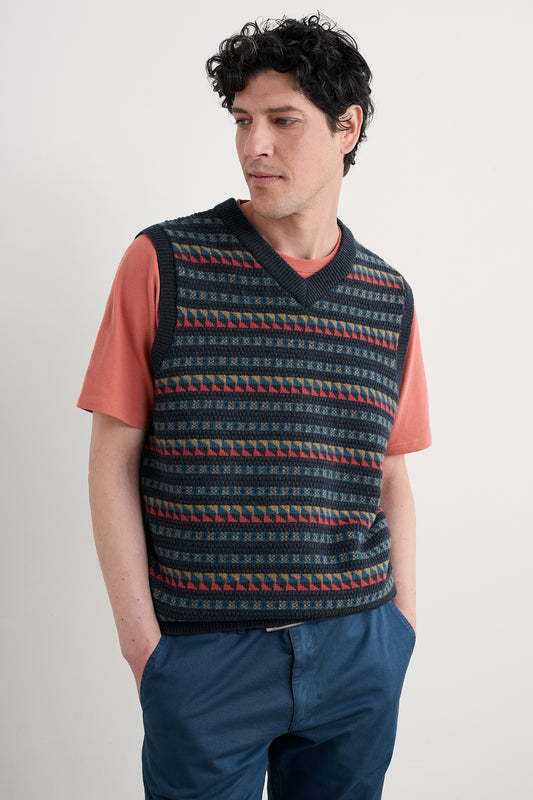 Gilet Walt Fair Isle pour homme