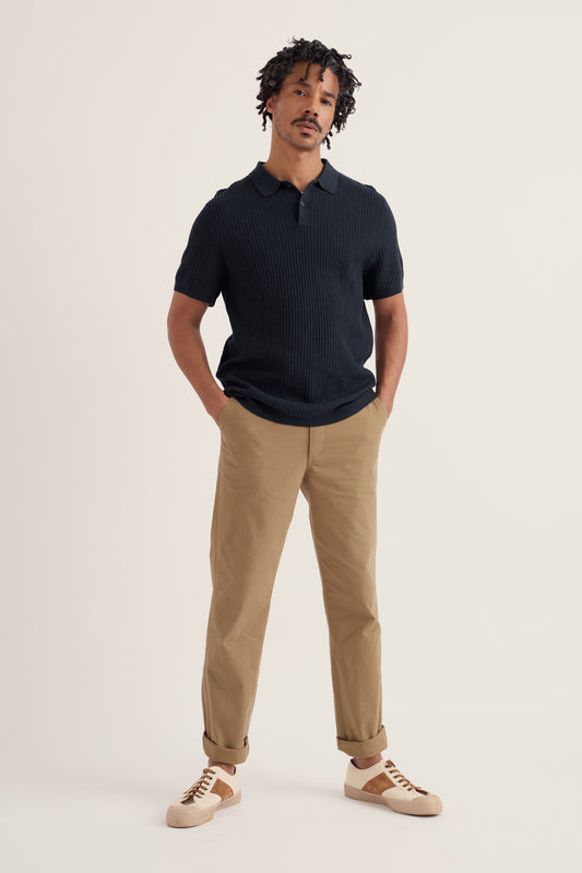 Polo en coton biologique tricoté Koeswik pour homme