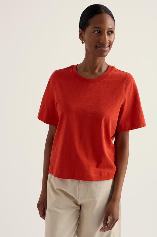 T-shirt uni Copseland en jersey de coton biologique certifié GOTS