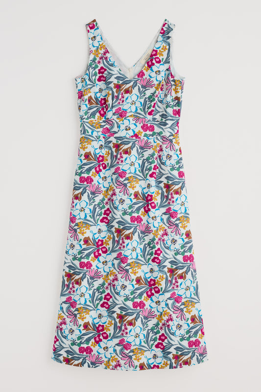 Robe sans manches à col en V Sky Beyond