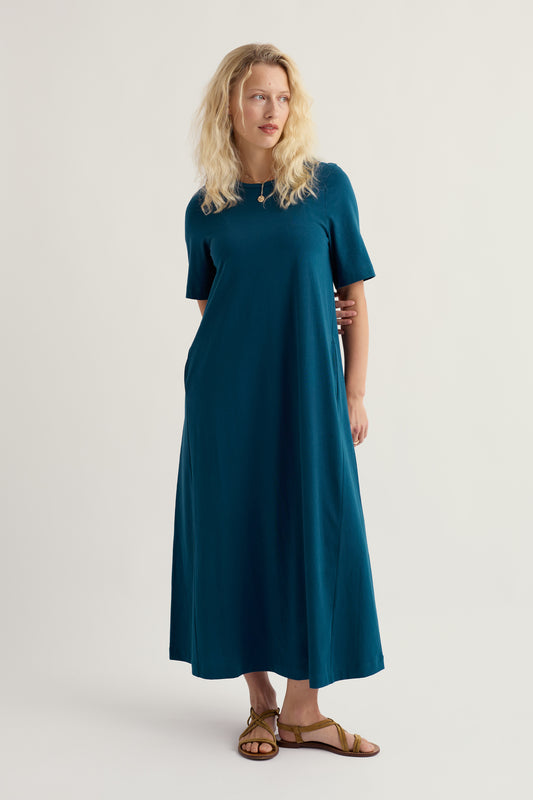 Robe T-shirt Ivey en jersey de coton bio certifié GOTS