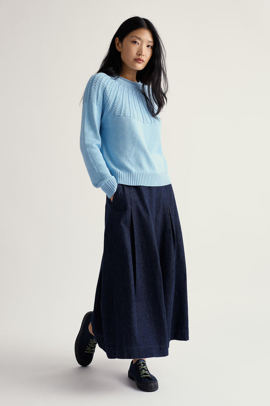 Pull en coton biologique Traquet motteux