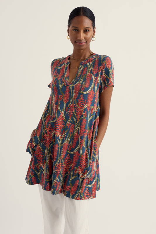 Tunique jersey manches courtes Wreathe
