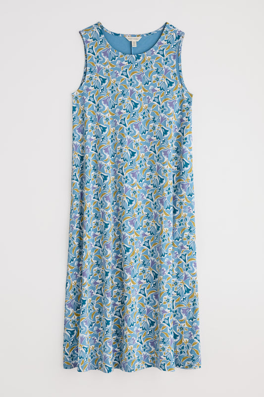 Robe midi en jersey Violette douce