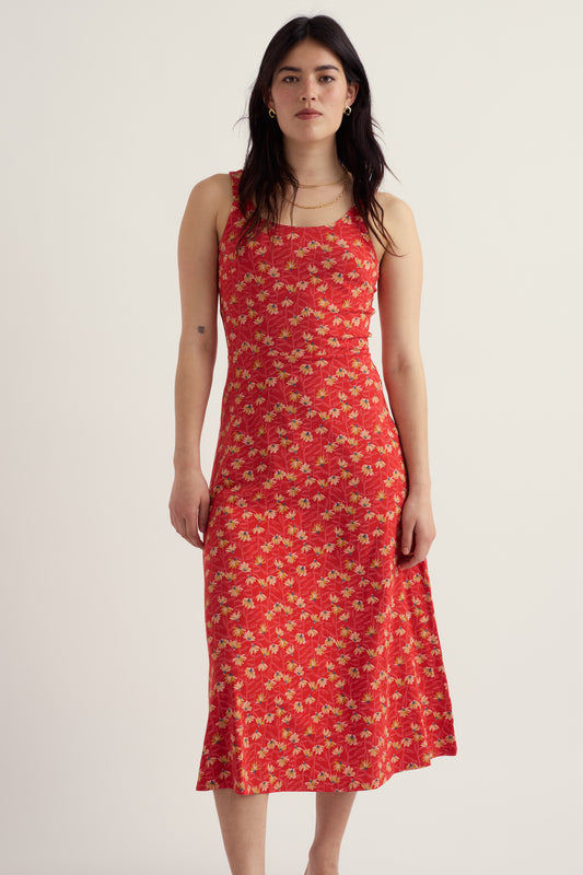 Robe midi Sun Gleam en jersey