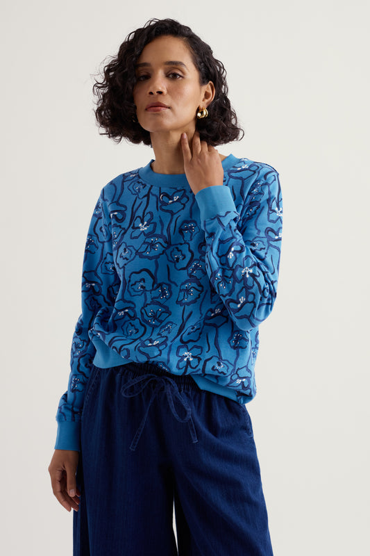 Sweat-shirt ras-du-cou Bright Wave