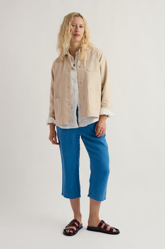 Veste Reading Rocks en denim de coton biologique