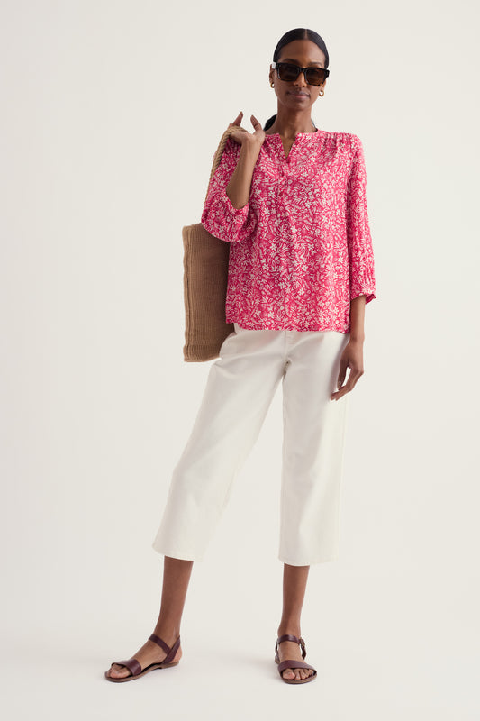 Chemise imprimée Willow Path