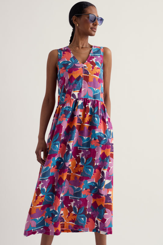 Robe en lin sans manches Lowland Heather