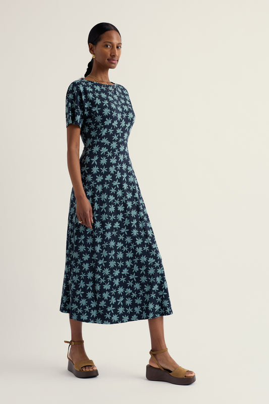 Robe Mirva Midi en Jersey