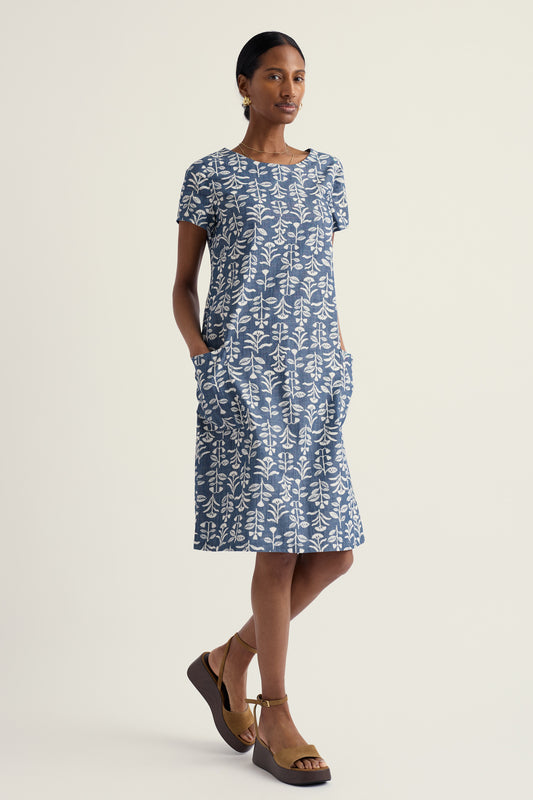 Robe chemise River Cove en chambray de coton biologique