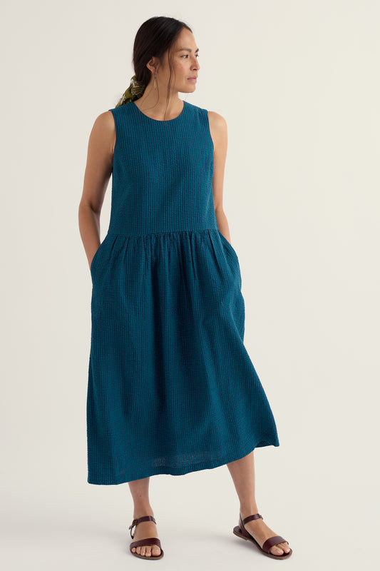 Robe sans manches à carreaux vichy Brouse