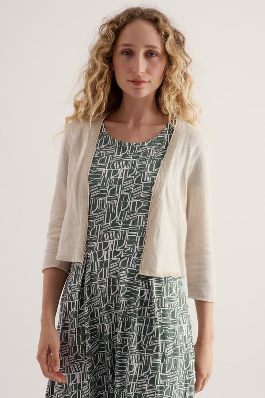 Gilet en maille Vanessa en coton biologique certifié GOTS