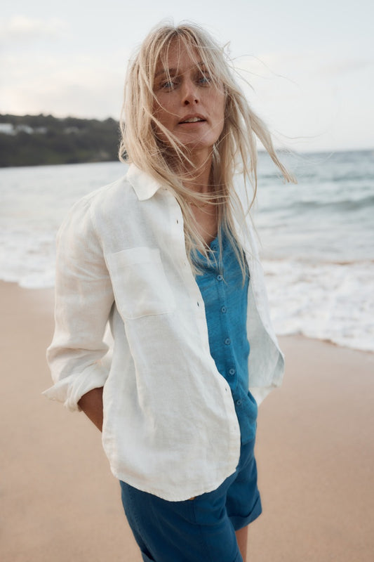 Chemise en lin Hazel Branch