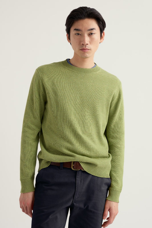 Pull Moorstone en coton biologique tricoté pour homme